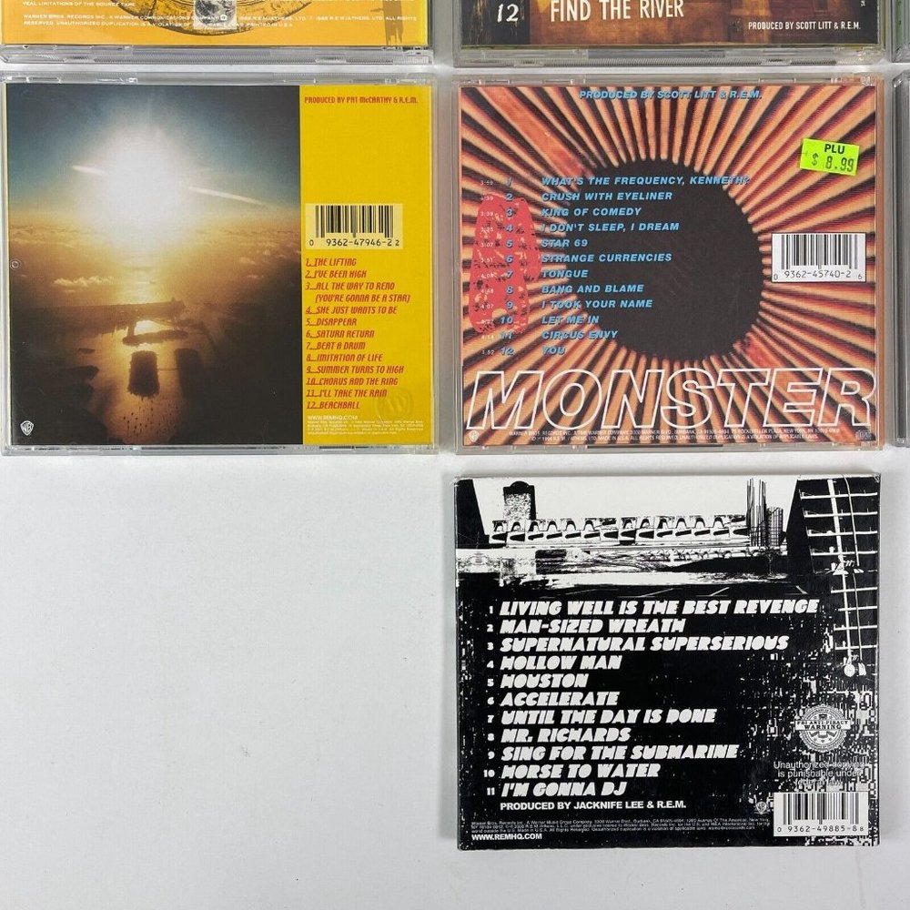 R.E.M. 10 CD Lot Green Monster Eponymous Hi-Fi Automatic Time Pageant 1986-2008 - Picture 5 of 12